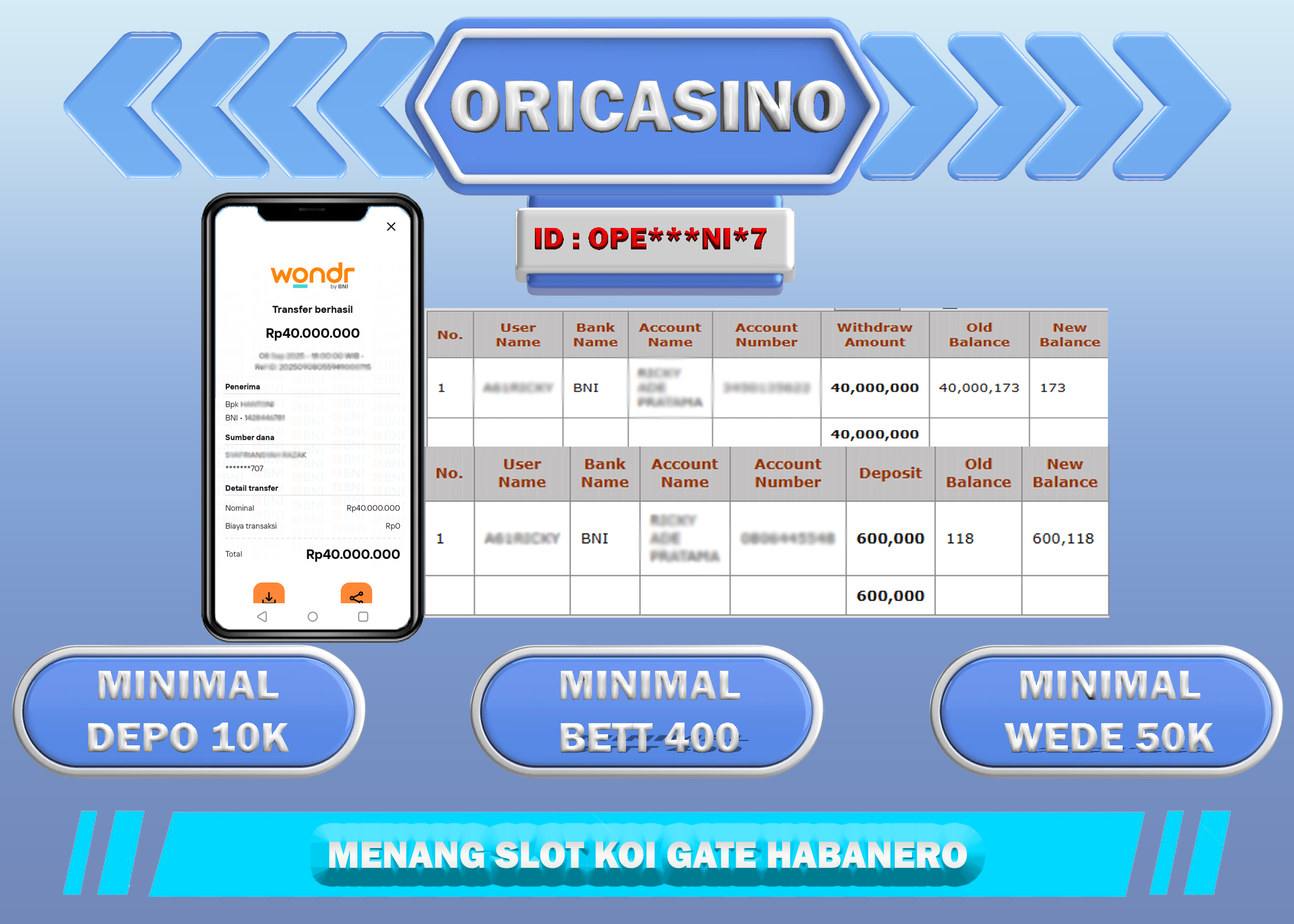BUKTI KEMENANGAN SLOT KOI GATE HABANERO